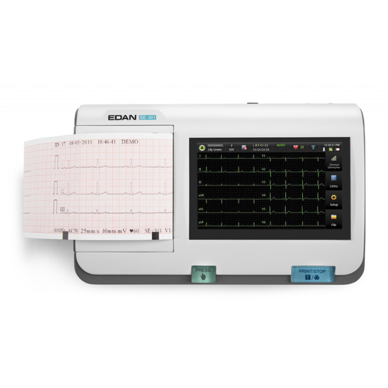 ECG Edan SE-301 tactile 3 pistes