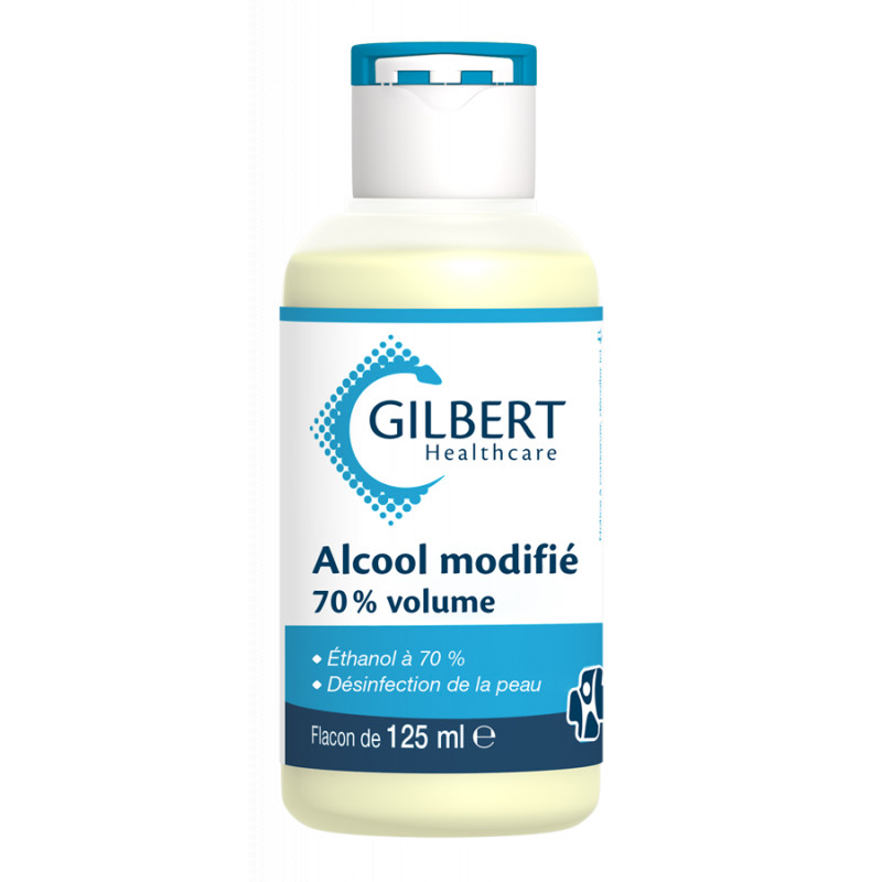 Alcool modifié 70% vol. Gilbert 125 ml