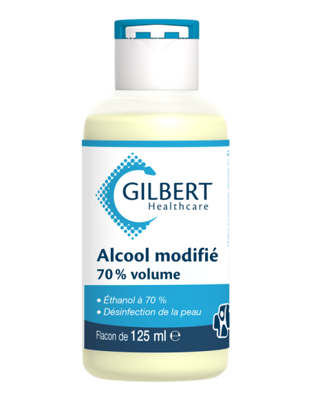 Alcool modifié 70% vol. Gilbert 125 ml
