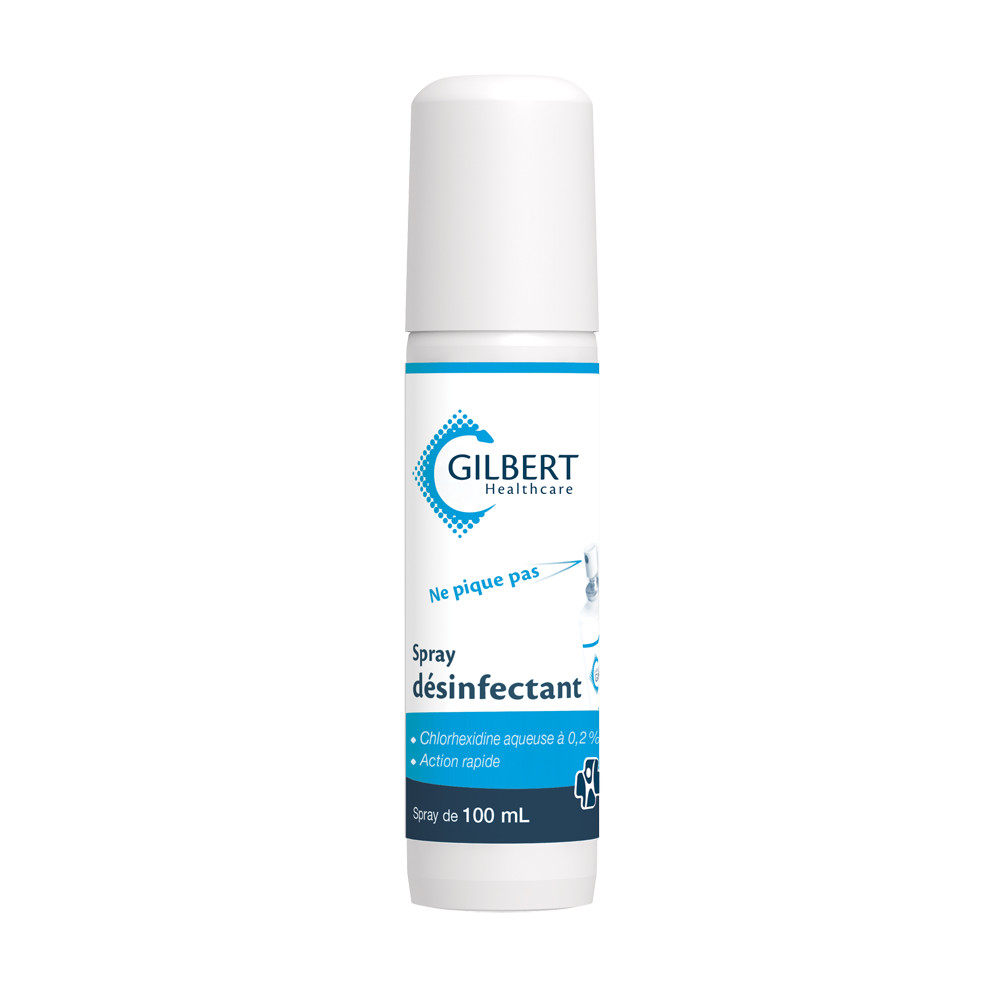 Chlorhexidine spray désinfectant Gilbert 100ml - LD Medical