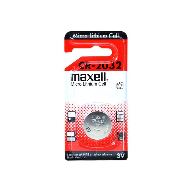 Pile bouton Lithium Maxell 3V - CR2032