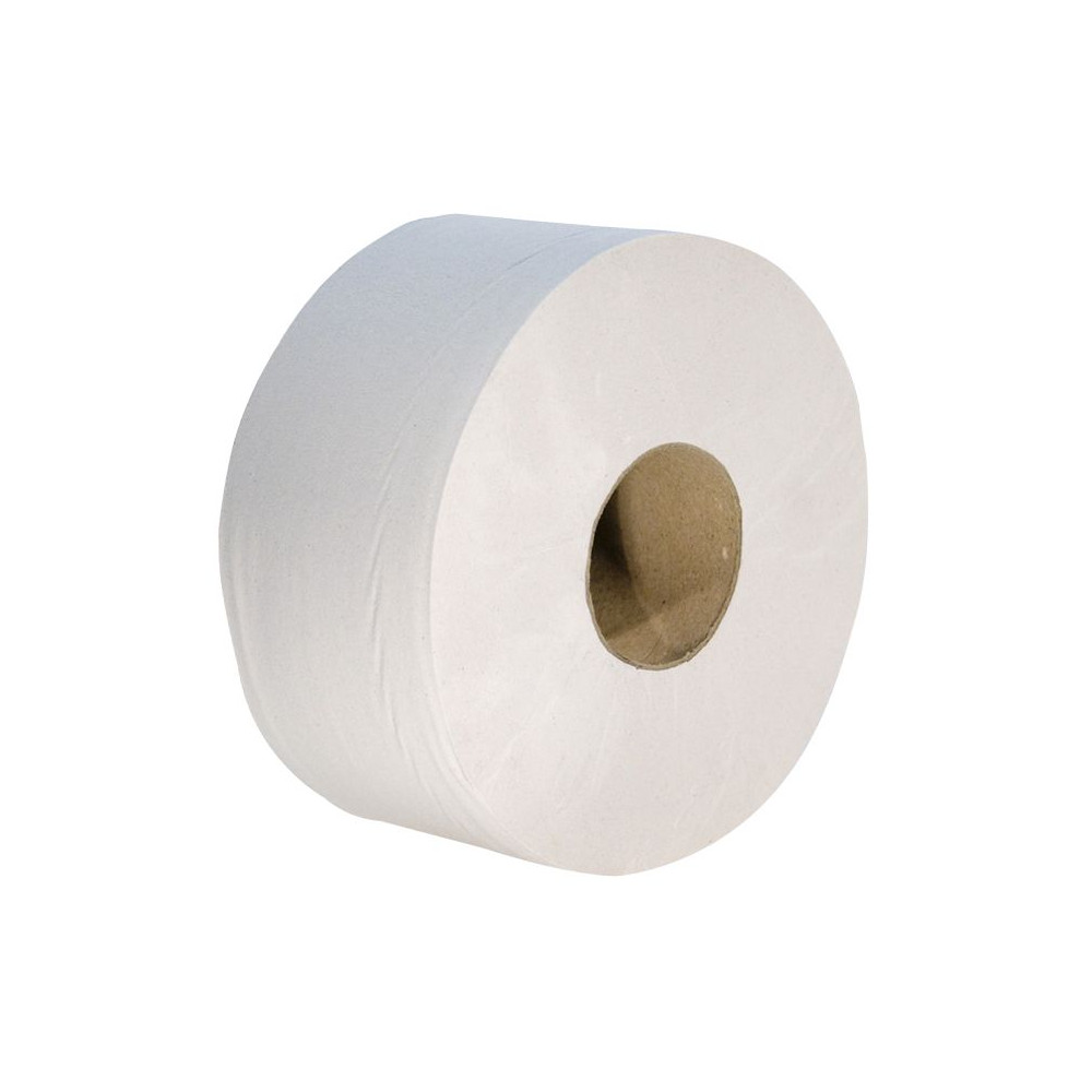 12 x mini blanc de Papier toilette rouleau 2ply 150m grande Salle Bain Toilette core vrac 