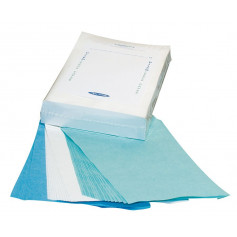 Papier absorbant blanc pour plateau de stérilisation - 250 feuilles