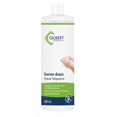 Savon doux haute frequence Gilbert Healthcare - Flacon de 500 ml