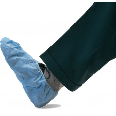 Surchaussures non tissées bleues