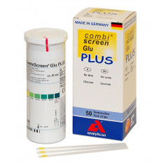 Bandelettes urinaires CombiScreen® Plus Glucose - La boite