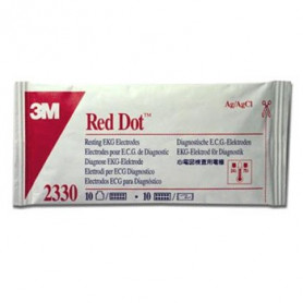 ELECTRODES ECG DE DIAGNOSTIC 3M RED DOT