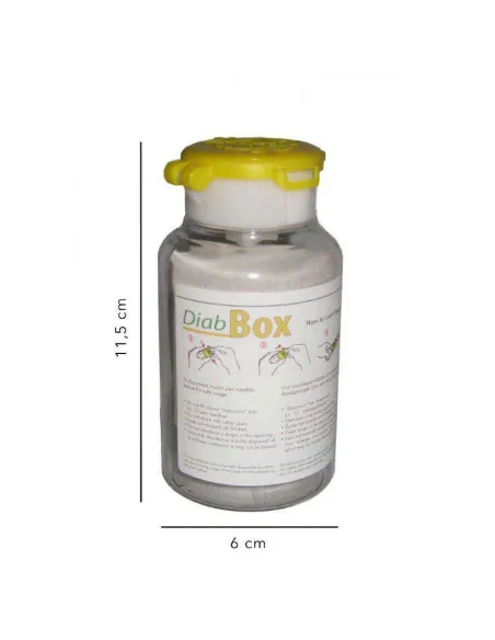 Flacon collecteur pour aiguilles de stylo à insuline