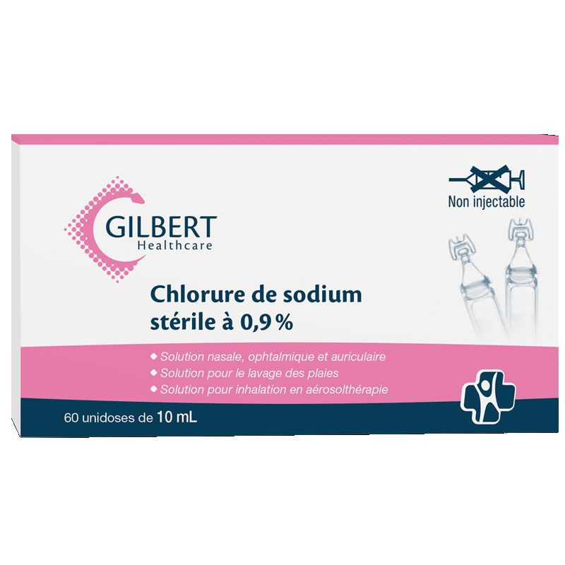 Chlorure de Sodium stérile boite de 60 - LD Medical