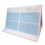 3990 - Fiches médicales 3 volets paquet de 250 fiches