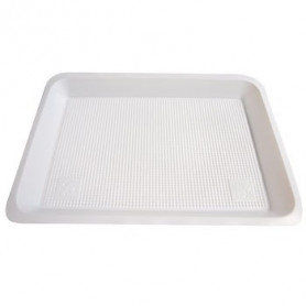 Plateaux repas plastiques jetables - Le paquet