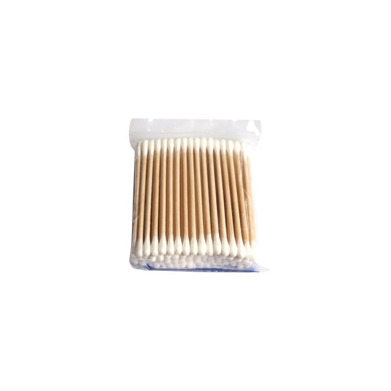 Cotons-tiges en bois sachet de 100 - LD Medical