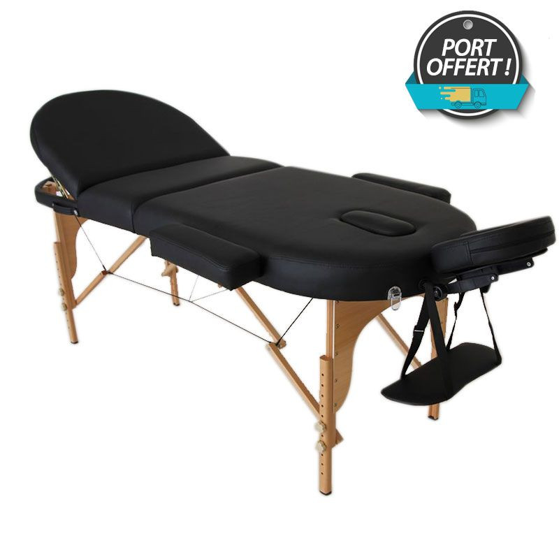 Matériel kiné : la table de massage pliante