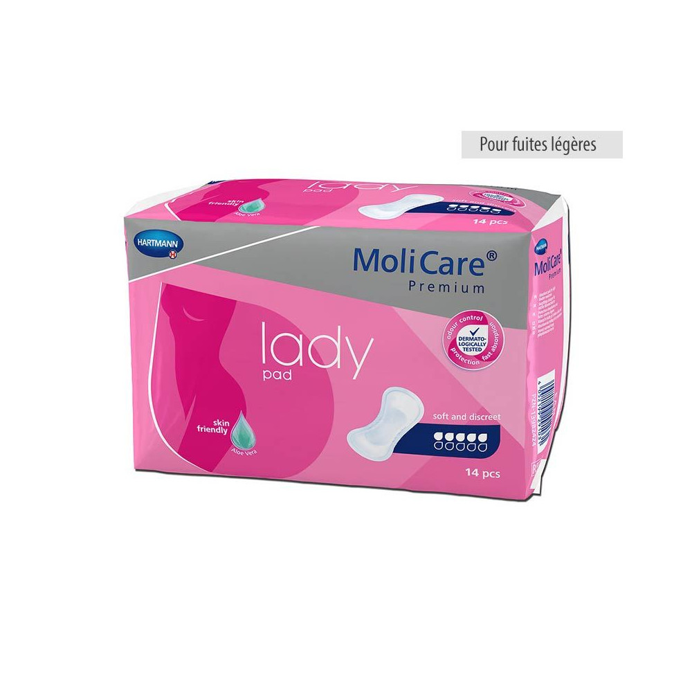 Molicare Premium Lady Pad Einlage 5 Tropfen 14 Stück