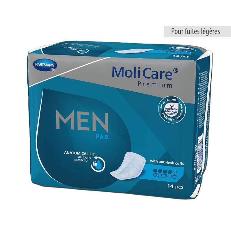 Protection anatomique Molicare pour hommes Pad Hartmann