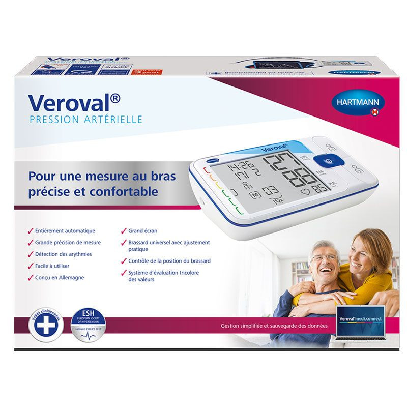 Tensiomètrebras  électronique Veroval® Hartmann