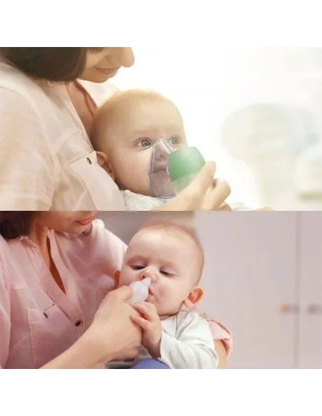 Nébulisateur à compresseur Omron Duo Baby 2 en 1 avec mouche-bébé intégré