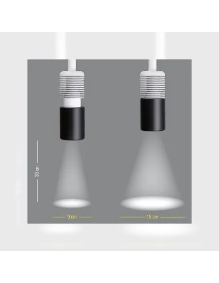 Lampe d'examen focalisable LED Luxamed FOCUS sur pieds à roulettes