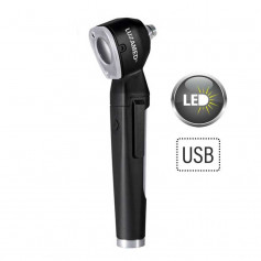 Otoscope LuxaScope Auris LED USB 3.7 V noir