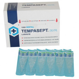 Couvre thermomètre lubrifié Tempasept - Boite de 1000