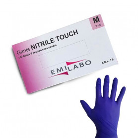 Gants d'examen nitrile TOUCH EMILABO