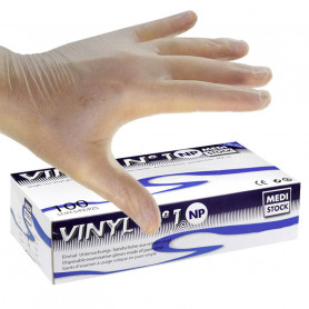 Gants d’examen vinyl sans poudre