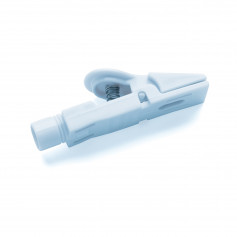 Adaptateur pour électrode double connexion, pression ou languette