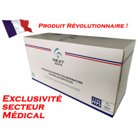 Masques FFP2 " made in France" - Boite de 25 - NEXT SAFE