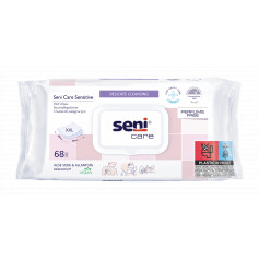 Lingettes imprégnées - SENI CARE SENSITIVE