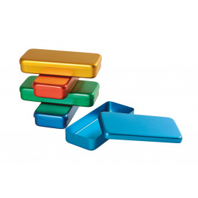 BOITE ALUMINIUM COULEUR 17 X 7 X 3 CM