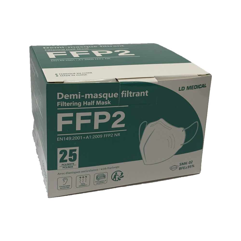 Masque FFP2 filtrant pour protection individuel