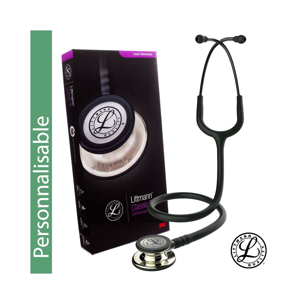 Stéthoscope Littmann - Classic III - Noir - Stéthoscopes pour