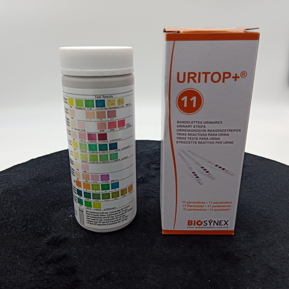 Bandelettes urinaires URITOP +11 - La boite - LD Medical