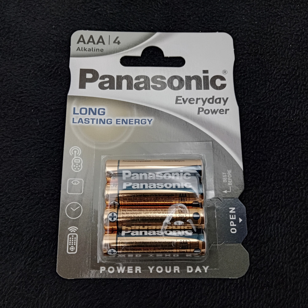 Piles LR03 Panasonic - paquet de 4 - LD Medical