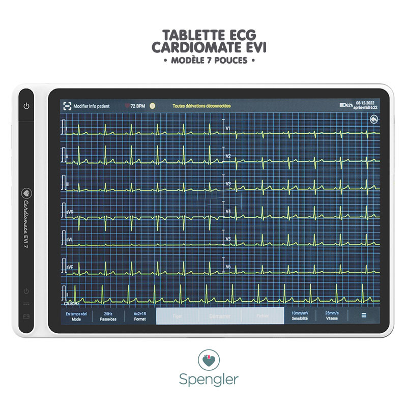 Tablette ECG Cardiomate EVI SPENGLER avec socle