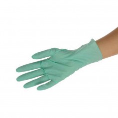 Boîte de 100 gants d'examen latex avec aloe vera sans poudre