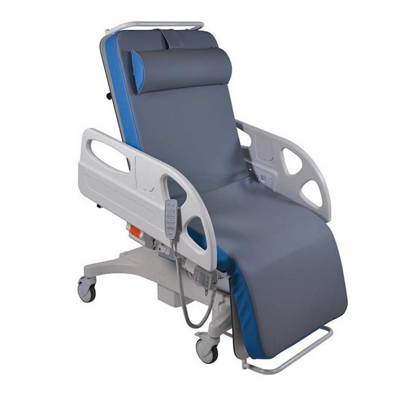 Fauteuil de prélèvement Le Quesnel piètement avec roulettes à frein