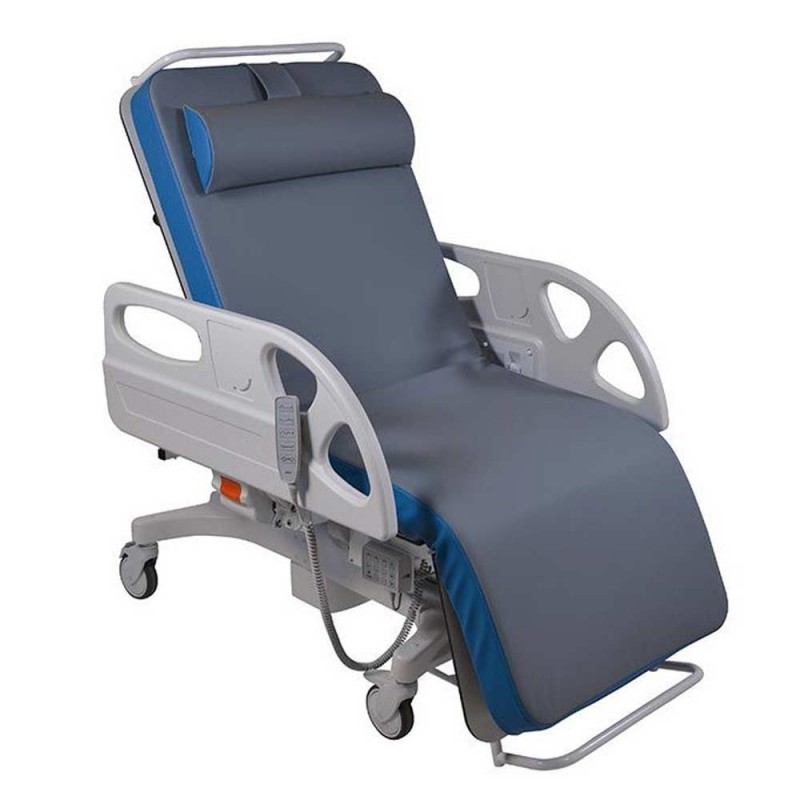 Fauteuil de prélèvement Le Quesnel piètement avec roulettes à frein