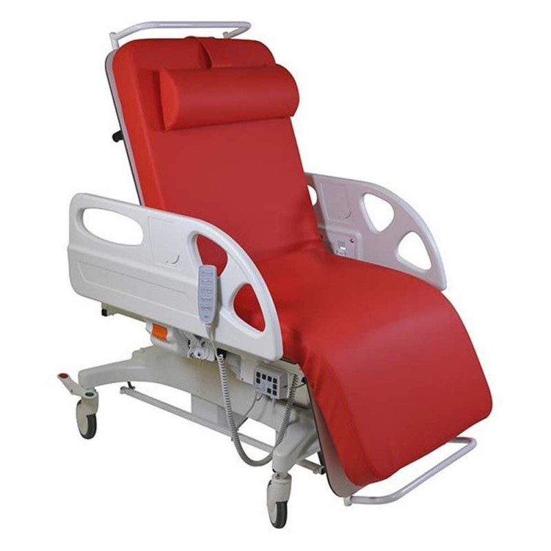 Fauteuil de prélèvement Le Quesnel piètement avec roulettes à frein