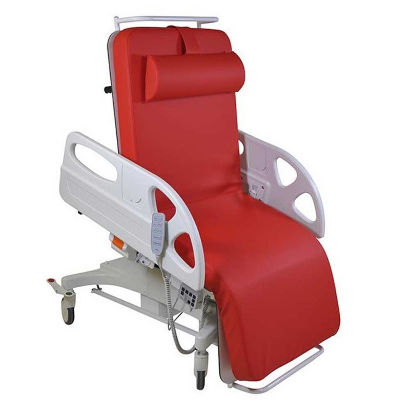 Fauteuil de prélèvement Le Quesnel piètement avec roulettes à frein