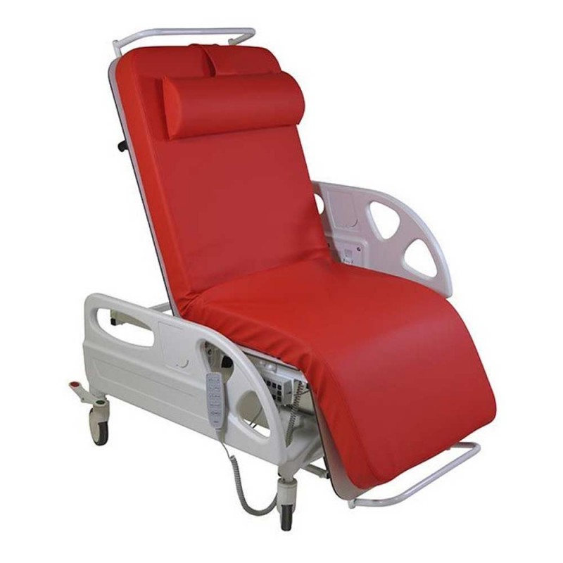 Fauteuil de prélèvement Le Quesnel piètement avec roulettes à frein