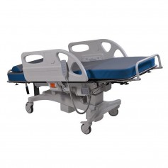 Fauteuil de prélèvement Le Quesnel version ambulatoire avec blocage centralisé des roues.