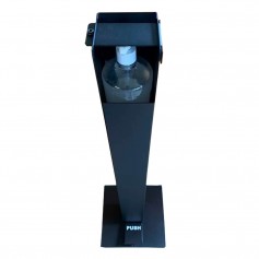 Borne distributrice à pédale  de gel hydro-alcoolique