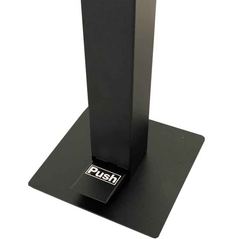 Borne distributrice à pédale  de gel hydro-alcoolique