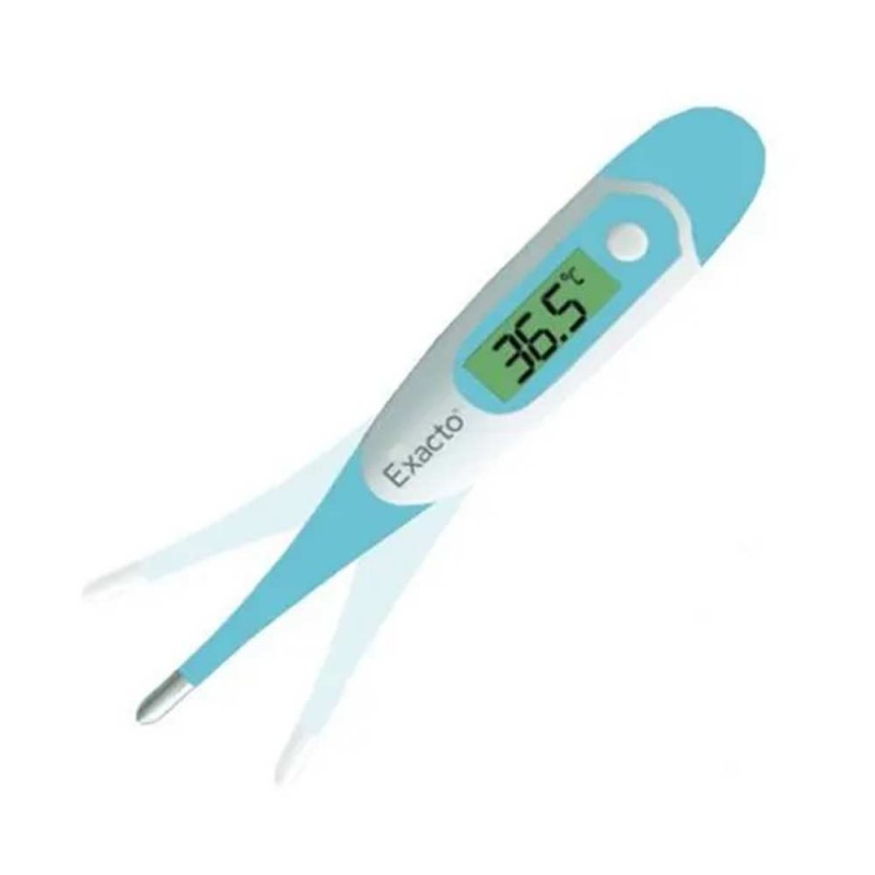 Thermomètre électronique Exacto flexible rapide 10 secondes.