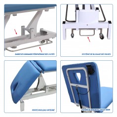 PACK DIVAN D'EXAMEN ÉLECTRIQUE + TABOURET OFFERT