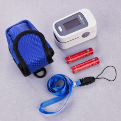 Oxymètre de pouls silver LED