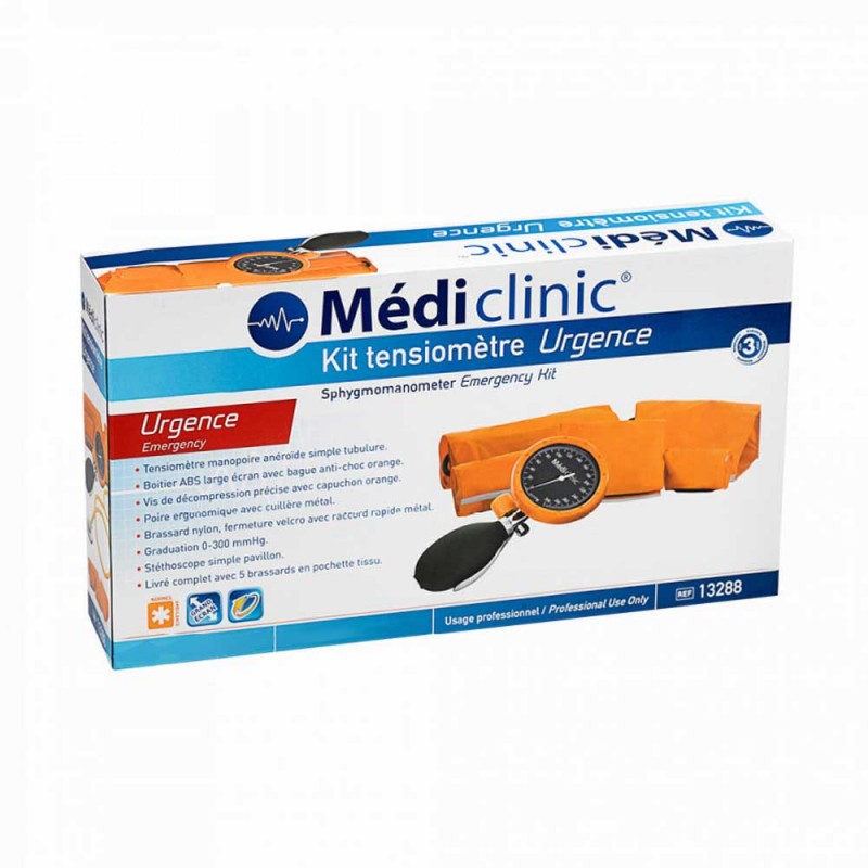 Kit tensiomètre multibrassards d'urgence