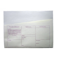 Pochette admission patient - Carton de 500