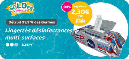 lingettes désinfectantes promo